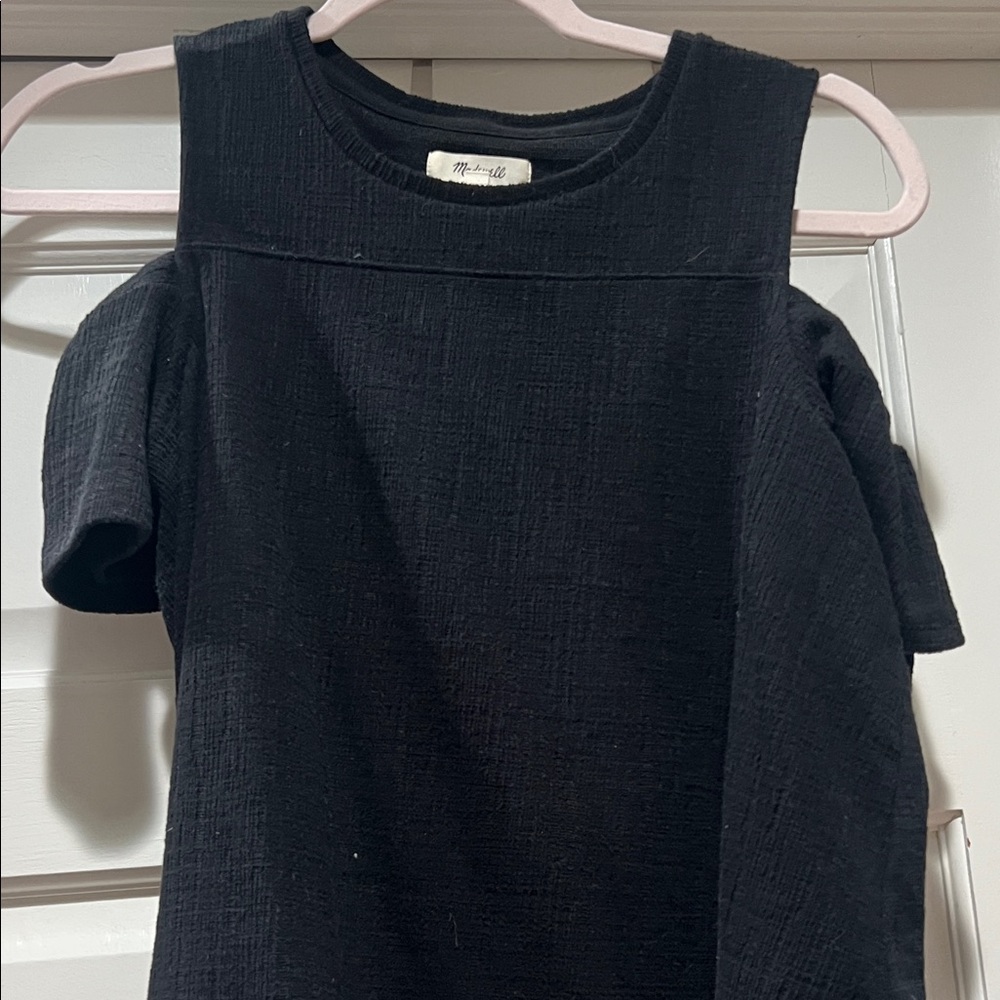 Black Textured Blouse